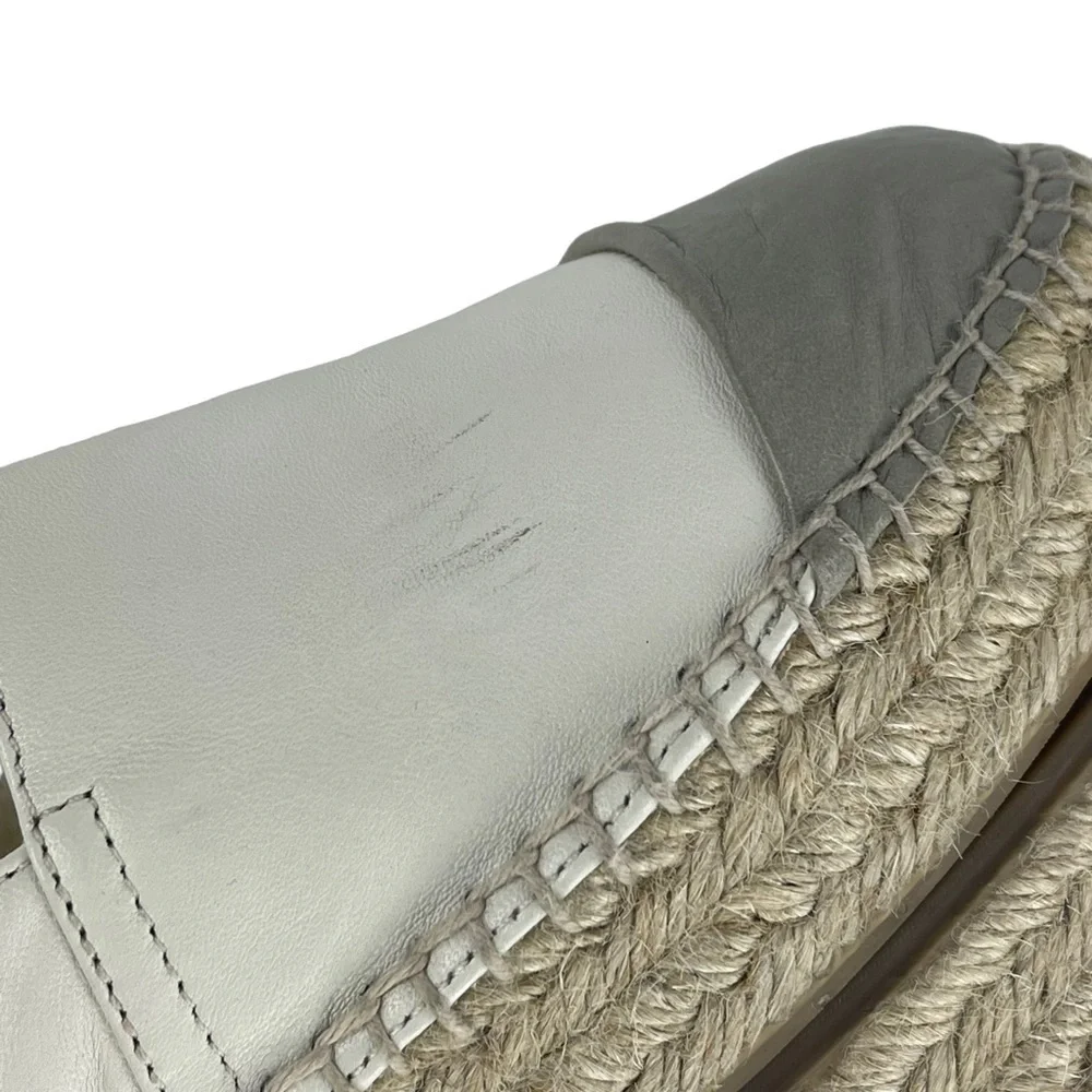 ANTHROPOLOGIE MINT & ROSE PORTOFINO LEATHER JUTE WRAP ESPADRILLE PLATFORMS